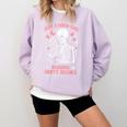 Just A Good Girl Reading Dirty Books Dark Romance Comfort Colors Sweatshirt Crimson