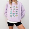 I Love The 90s Old For Nostalgia Fans Comfort Colors Sweatshirt Crimson