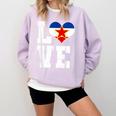 Love Yugoslavia Proud Yugoslav Nostalgia Comfort Colors Sweatshirt Crimson Love Yugoslavia Proud Yugoslav Nostalgia Comfort Colors Sweatshirt Crimson