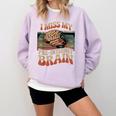 I Miss My Pre-Internet Brain Digital Nostalgia Retro Comfort Colors Sweatshirt Crimson I Miss My Pre-Internet Brain Digital Nostalgia Retro Comfort Colors Sweatshirt Crimson