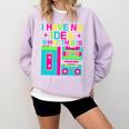 I Have No Idea What This Is Retro 70's 80's 90's Nostalgia Premium Tri-Blend Comfort Colors Sweatshirt Crimson