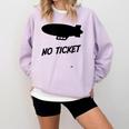 No Ticket Jones 80's Nostalgia Comfort Colors Sweatshirt Crimson