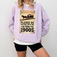 Be Patient With Me I'm From The 1900s Birthday Retirement Premium Tri-Blend Comfort Colors Sweatshirt Crimson Be Patient With Me I'm From The 1900s Birthday Retirement Premium Tri-Blend Comfort Colors Sweatshirt Crimson