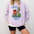 Patient With Me I'm From The 1900s Comfort Colors Sweatshirt Crimson