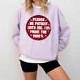 Patient I'm From The 1900s Fathers Day Please Be Premium Comfort Colors Sweatshirt Crimson Patient I'm From The 1900s Fathers Day Please Be Premium Comfort Colors Sweatshirt Crimson