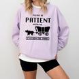 Be Patient With Me I'm From The 1900s Premium Tri-Blend Comfort Colors Sweatshirt Crimson