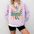 BE PATIENT I'M FROM THE 1900s RETRO SUNSET 90s 80s 70s Comfort Colors Sweatshirt Crimson