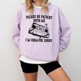 Please Be Patient With Me I'm From The 1900s Cassette Pencil Premium Comfort Colors Sweatshirt Crimson Please Be Patient With Me I'm From The 1900s Cassette Pencil Premium Comfort Colors Sweatshirt Crimson