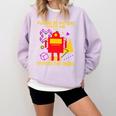 Please Be Patient With Me I'm From The 1900s Gen X Robot Premium Comfort Colors Sweatshirt Crimson