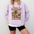 Please Be Patient With Me I'm From The 1900s Grandpa Premium Comfort Colors Sweatshirt Crimson