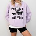 Please Be Patient With Me I'm From The 1900s Husband Joke Comfort Colors Sweatshirt Crimson Please Be Patient With Me I'm From The 1900s Husband Joke Comfort Colors Sweatshirt Crimson