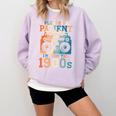 Please Be Patient With Me I'm From The 1900s Retro 90s Dad Comfort Colors Sweatshirt Crimson