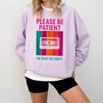 Please Be Patient I'm From The 1900s Retro Cassette Tape Comfort Colors Sweatshirt Crimson Please Be Patient I'm From The 1900s Retro Cassette Tape Comfort Colors Sweatshirt Crimson