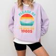 Please Be Patient I'm From The 1900s Ship Men Women Comfort Colors Sweatshirt Crimson