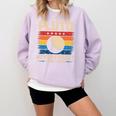Pluto Never Forget Space Nostalgia Astronomy Humor Premium Tri-Blend Comfort Colors Sweatshirt Crimson