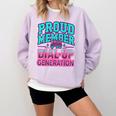 Proud Member Of The Dial Up Club Tech Nostalgia Top Comfort Colors Sweatshirt Crimson
