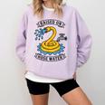 Raised On Hose Water Nostalgia Lovers Summer Vibes Comfort Colors Sweatshirt Crimson