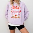 Read Your Heart Out Reading Book Lover Valentine Day Comfort Colors Sweatshirt Crimson Read Your Heart Out Reading Book Lover Valentine Day Comfort Colors Sweatshirt Crimson