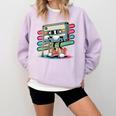 Retro Old Cassette Tape Cartoon With Walker Nostalgia Comfort Colors Sweatshirt Crimson Retro Old Cassette Tape Cartoon With Walker Nostalgia Comfort Colors Sweatshirt Crimson