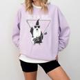 Rock & Roll Wizard Music Nostalgia Comfort Colors Sweatshirt Crimson