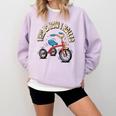 This How I Rolled Retro Tricycle 80s 90s Kid Nostalgia Comfort Colors Sweatshirt Crimson