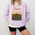 Rust Belt Midwest Nostalgia Steel Town Working Class Pride Comfort Colors Sweatshirt Crimson