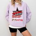 Sock Hop Fabulous Fifties Rock N Roll Automobile Nostalgia Comfort Colors Sweatshirt Crimson