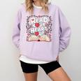 Teach Inspire Grow Everyday Read Your Heart Out Valentine Book-Themed Small Comfort Colors Sweatshirt Crimson Teach Inspire Grow Everyday Read Your Heart Out Valentine Book-Themed Small Comfort Colors Sweatshirt Crimson