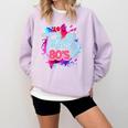 Totally 80's Colorful Retro 1980s Style Nostalgia Vibe Comfort Colors Sweatshirt Crimson
