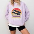 Tracking Adjustments Required Nostalgia VHS Retro Tape Comfort Colors Sweatshirt Crimson