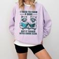 I Tried To Form Gang But It Turned Into A Book Club Raccoon Comfort Colors Sweatshirt Crimson I Tried To Form Gang But It Turned Into A Book Club Raccoon Comfort Colors Sweatshirt Crimson
