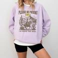 Western Please Be Patient With Me I'm From The 1900s Comfort Colors Sweatshirt Crimson Western Please Be Patient With Me I'm From The 1900s Comfort Colors Sweatshirt Crimson