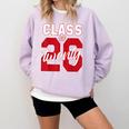 2 Sided Class Of 2026 Senior 2026 Graduation Comfort Colors Sweatshirt Orchid