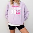 2018 Cosmetology Graduation Shirt Makeup Artist Comfort Colors Sweatshirt Orchid