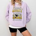 2021 Graduation Shirts For Family 2021 Graduation For Aunt Comfort Colors Sweatshirt Orchid