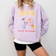 2024 Year Of The Introvert New Year Adventures Comfort Colors Sweatshirt Orchid