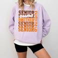 2026 Basketball Senior Brother Graduation Matching Family Comfort Colors Sweatshirt Orchid