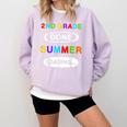 2nd Grade Graduation Shirt 2nd Grade Done Summer Loading Comfort Colors Sweatshirt Orchid