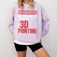 3D Printer Introvert 3D Printing Comfort Colors Sweatshirt Orchid 3D Printer Introvert 3D Printing Comfort Colors Sweatshirt Orchid