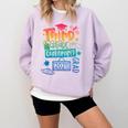 3rd Grade 2021 Graduate Quarantine Third Grade Graduation Comfort Colors Sweatshirt Orchid