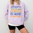 3rd Grade Graduation To 4th T-Shirt Kids Tee Fourth Comfort Colors Sweatshirt Orchid