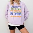 4th Grade Graduation To 5th T-Shirt Kids Tee Fifth Comfort Colors Sweatshirt Orchid