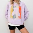 4th Grade Level Complete Gamer Class Of 2023 Graduation Comfort Colors Sweatshirt Orchid