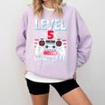 5th Grade Graduation Elementary School Graduate Level 5 Comfort Colors Sweatshirt Orchid