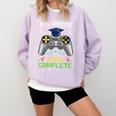 5th Grade Level Complete Gaming Graduation Class 2023 Gamer Comfort Colors Sweatshirt Orchid