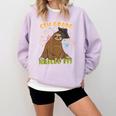 6th Grade Graduation Sloth Nailed It Class Of 2025 Comfort Colors Sweatshirt Orchid