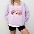 8th Grade Graduation Anime 2024 Graduate Middle School Girls Comfort Colors Sweatshirt Orchid