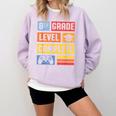 8th Grade Graduation Shirt 2024 Gamer Level Eighth Birthday Comfort Colors Sweatshirt Orchid