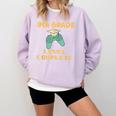 9th Grade Graduate Boys Girls Gamer Ninth Grade Graduation Comfort Colors Sweatshirt Orchid