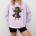 African American Woman Girl Graduation Class Comfort Colors Sweatshirt Orchid